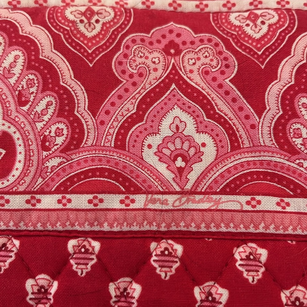 Red Button Tote - Picture 4 of 5
